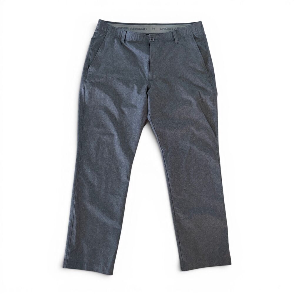 Under Armour Pants Mens 36x30* Gray Performance Match Play Vented Stretch Golf